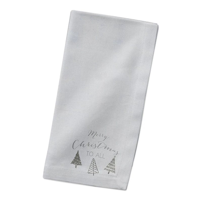 Merry Christmas to All 10" x 10" Cotton Twill Napkin