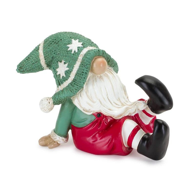 Holiday Gnome Figurine Set, 4" & 4.25"