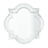 Silver Glam Wall Mirror, 39" x 2" x 39"