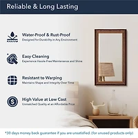 Head West 27.5" Bronze & Copper Oil-Rubbed Framed Wall Mirror