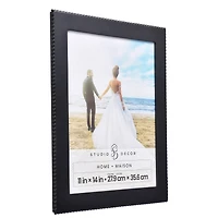 Home Black with Beaded Edge Wood Wall Frame by Studio Décor