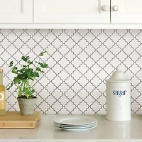 InHome Quatrefoil Peel & Stick Backsplash Tiles