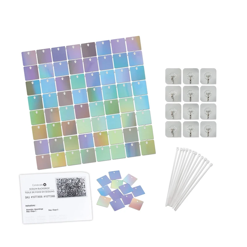 Iridescent Sequin Backdrop by Celebrate It™