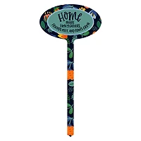 15" Aluminum Home Where Family Marker Garden Stake