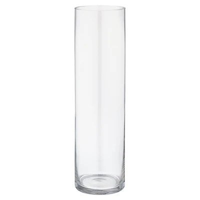 14" Clear Glass Cylinder Vase by Ashland®