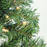 6.5ft. Pre-Lit Niagara Pine Artificial Christmas Tree, Clear Lights