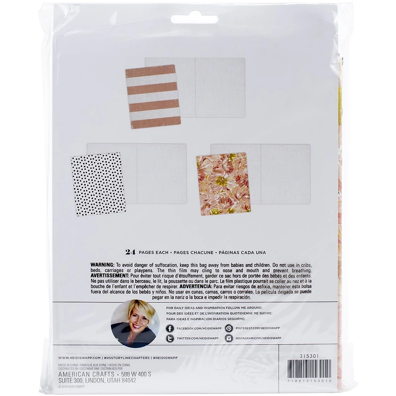 Heidi Swapp® Storyline Chapters The Scrapbooker Insert Book Set