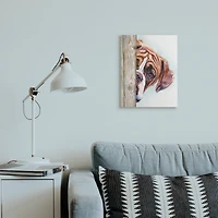 Stupell Industries Boxer Dog Hide and Seek Puppy Portrait Canvas Wall Art