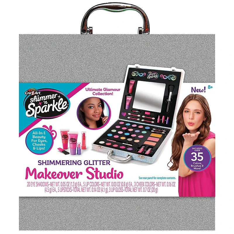 Cra-Z-Art® Shimmer 'n Sparkle Shimmering Glitter Makeover Studio