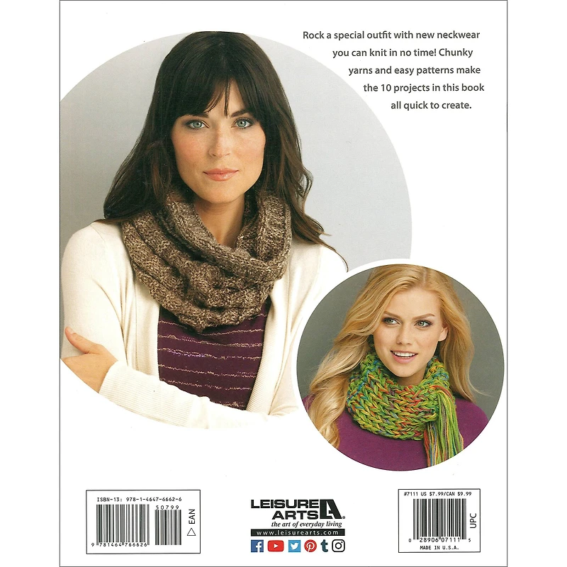 Leisure Arts® Quick Knit Neckwear Book