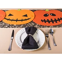 DII® Jack-O-Lantern Table Runner and Placemat Set