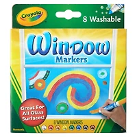 12 Packs: 8 ct. (96 total) Crayola Washable Window Markers