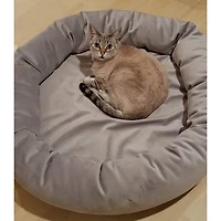 Royal Pet Bed Large Washable Luxury Velvet Dog Bed