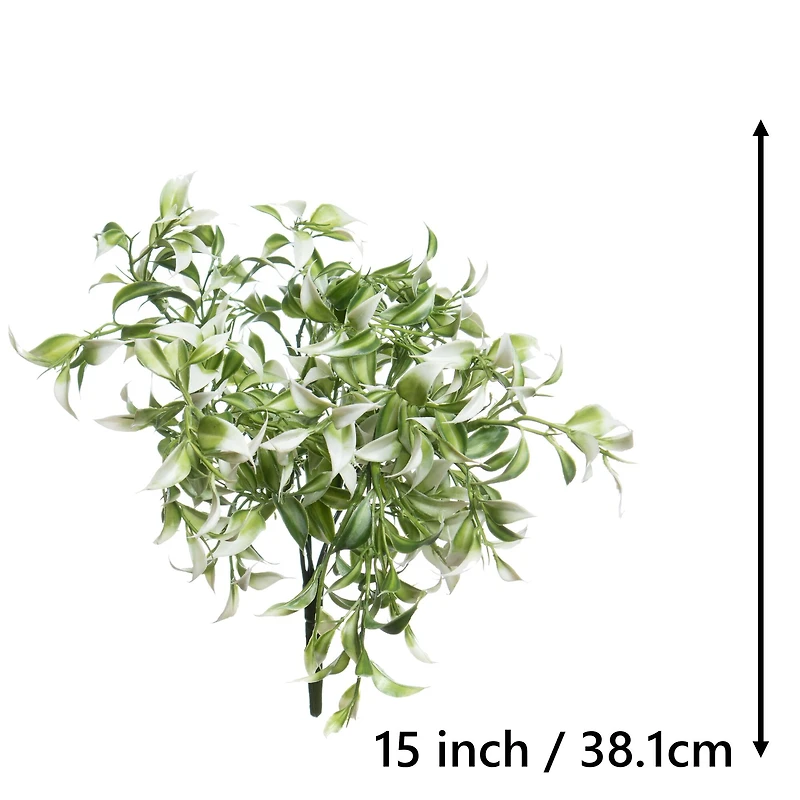 13" White Ruscus Bush by Ashland®