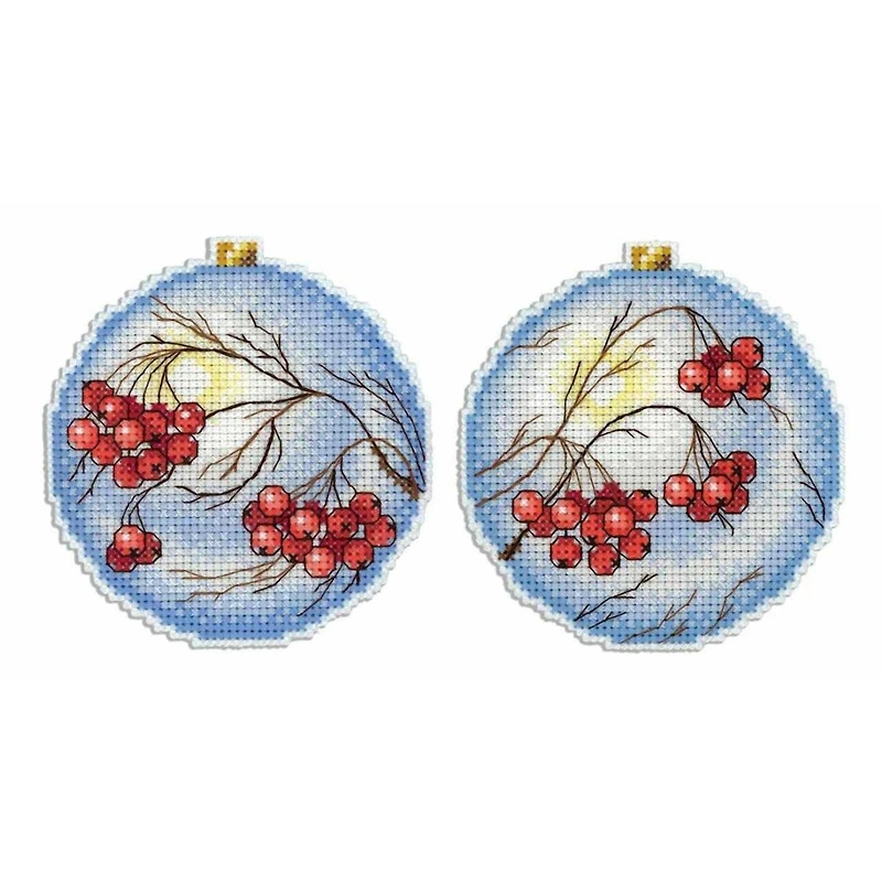 MP Studia Christmas Tree Decoration - Rowan Plastic Canvas Counted Cross Stitch Kit