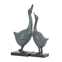Blue Bird Sculpture Set