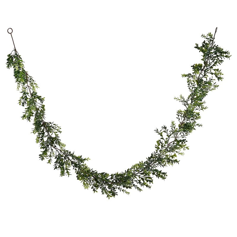 8 Pack: 6ft. Dark Green Boxwood Garland by Ashland®