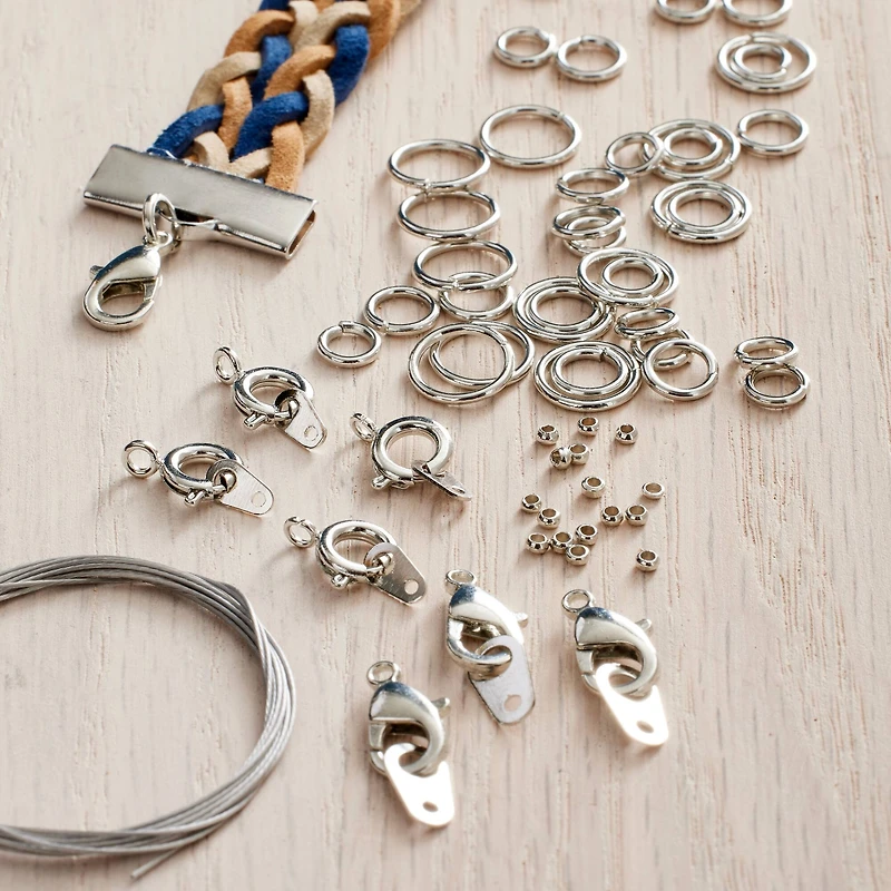 12 Pack: Premium Metals Rhodium Finding Kit by Bead Landing™