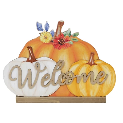 12.25" Welcome Pumpkin Tabletop Décor by Ashland®