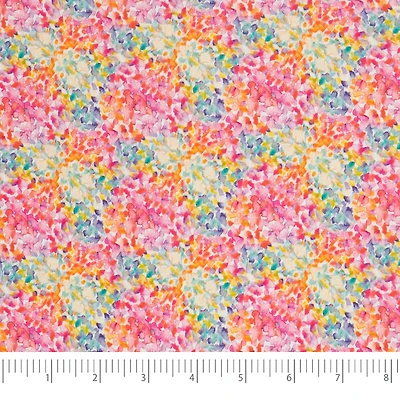 SINGER Rainbow Brush Strokes Cotton Fabric