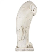 Design Toscano 32" Polar Owl Sentinel Art Deco Cubist Bird Statue