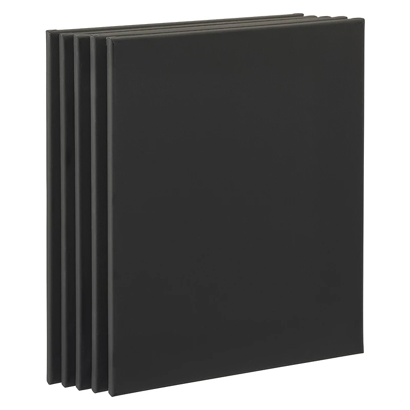 4 Packs: 5 ct. (20 total) 16" x 20" Black Super Value Canvas by Artist's Loft®
