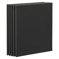 4 Packs: 5 ct. (20 total) 16" x 20" Black Super Value Canvas by Artist's Loft®