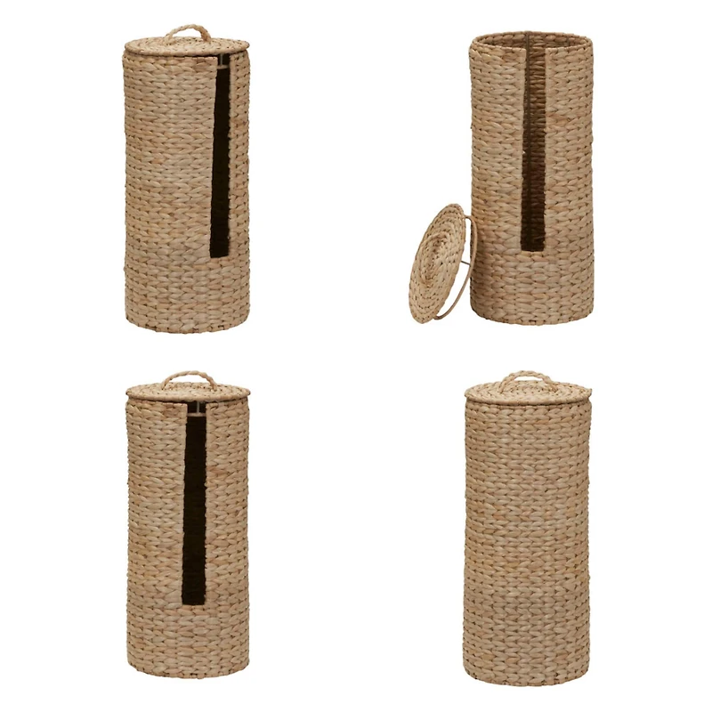 Household Essentials Wicker Bathroom Accessories Set
