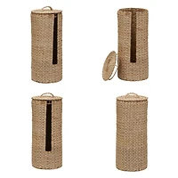Household Essentials Wicker Bathroom Accessories Set