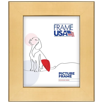 Frame USA Stainless Gold Single Image Picture Frame