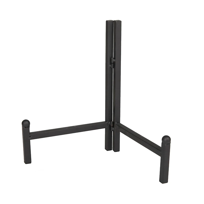Black Iron Modern Easel, 11" x 12" x 1"