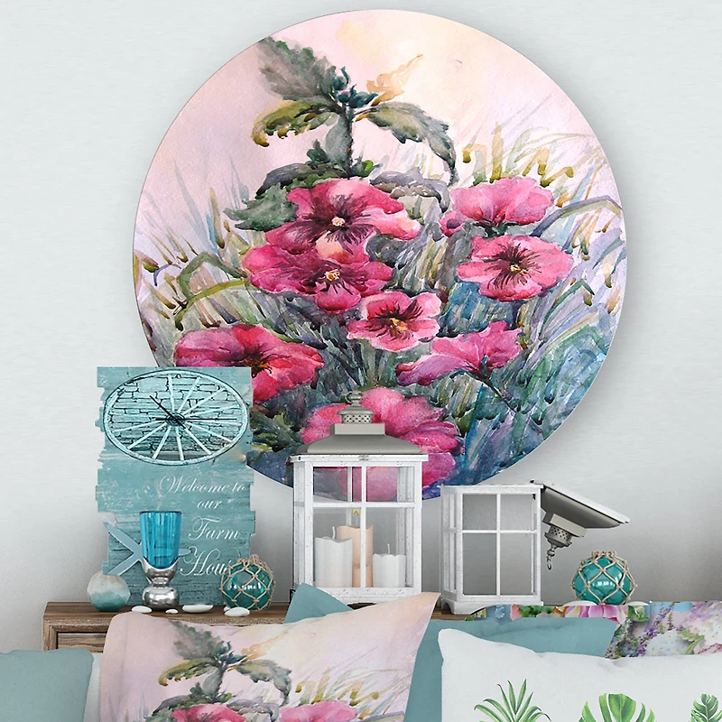 Designart - Blossoming Hibiscus In The Wild