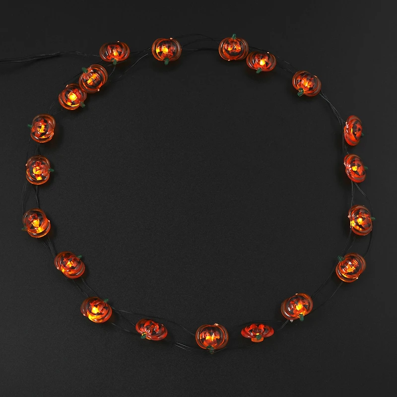 20ct. Warm White LED Jack-O'-Lantern String Lights by Ashland®