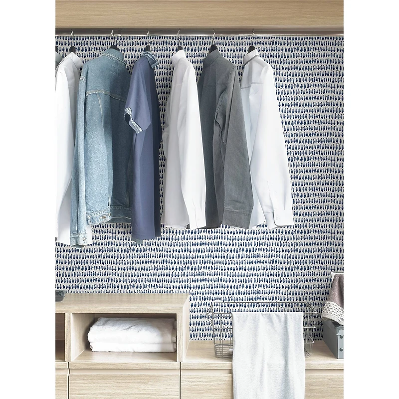 InHome Mystical Navy Peel & Stick Wallpaper