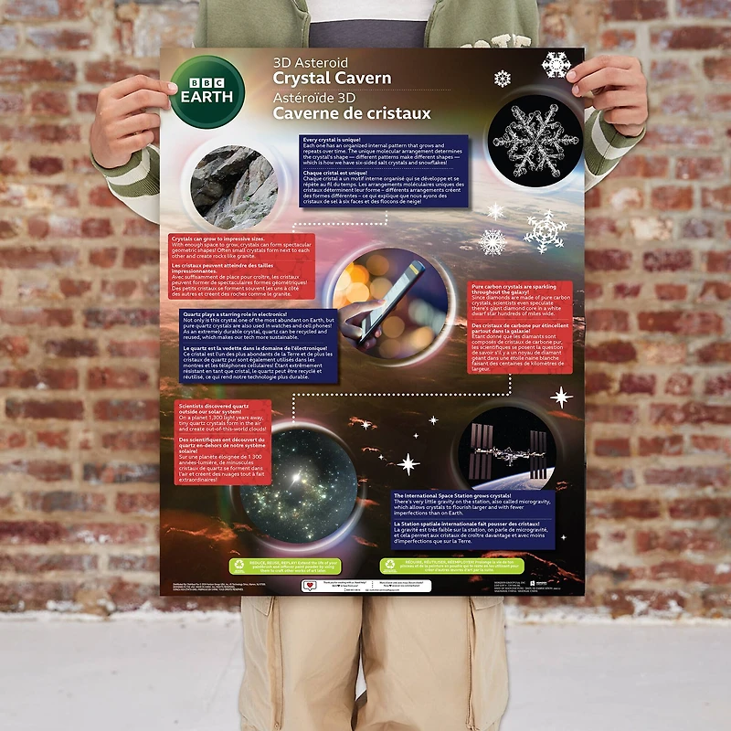 BBC Earth 3D Asteroid Crystal Cavern