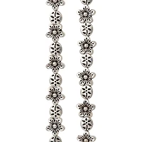 Silver Flower Beads by Bead Landing™