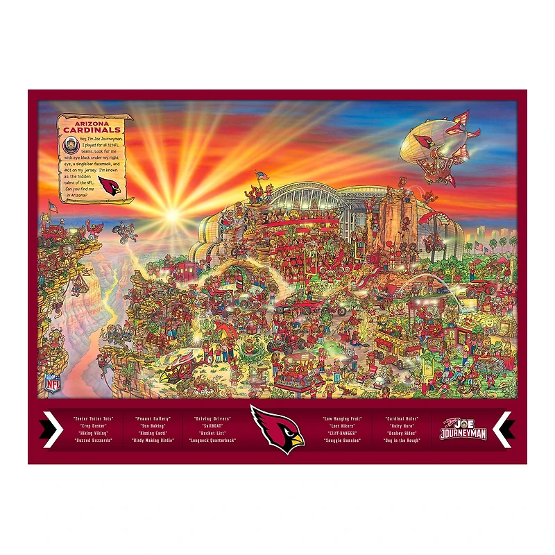 Joe Journeyman NFL 500 Piece Jigsaw Puzzle