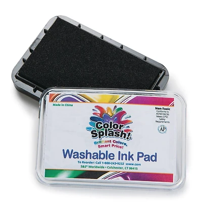 Color Splash!® Black Washable Ink Pad
