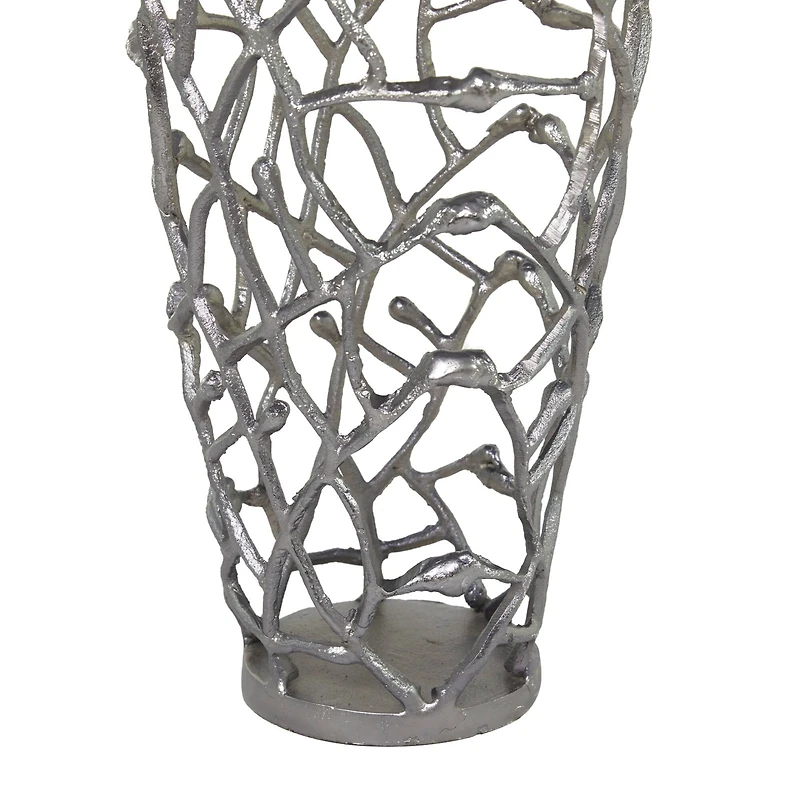 Gold Contemporary Vase, 12" x 12" x 33"