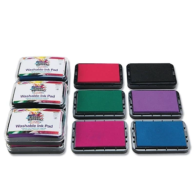Color Splash!® Washable Ink Pads, 12ct.