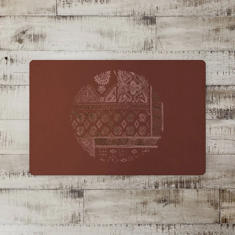 Circle Fall Pattern Floor Mat