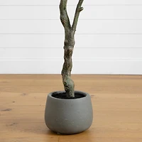 6ft. Artificial Autumn Dogwood Fall Tree in Decorative Planter