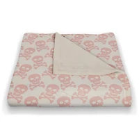 Skull & Crossbones Fleece Throw