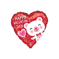17" Happy Valentine's Day Mylar Balloon