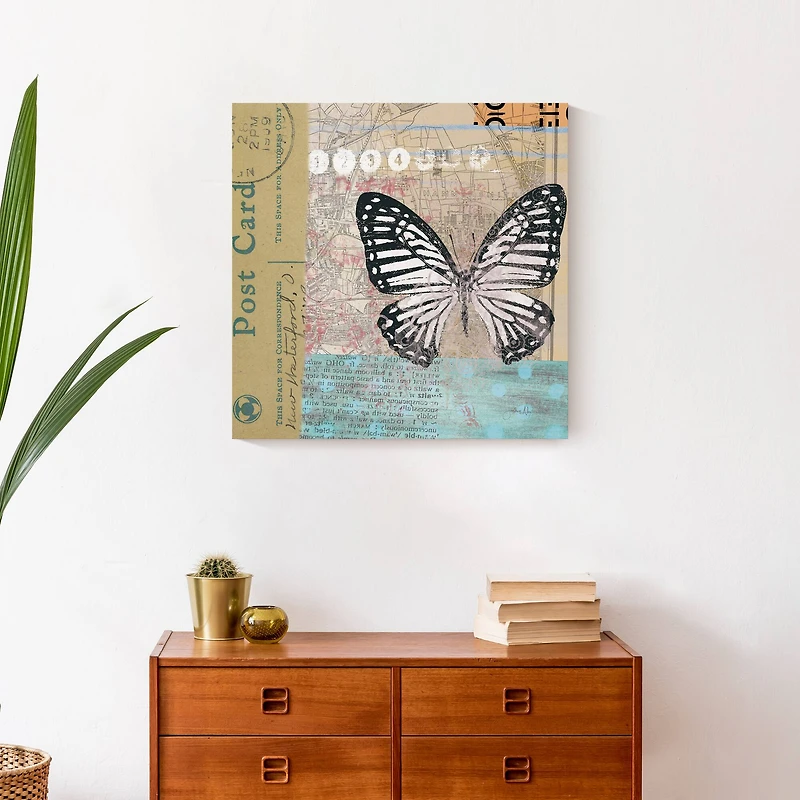 Monarch Midday Flight 20" x 20" Canvas Wall Art