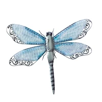 Turquoise Metal Eclectic Wall Decor, 25" x 16"