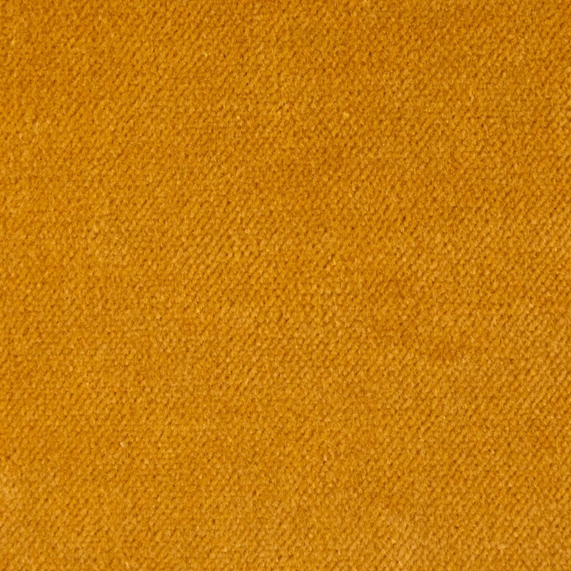 Hello Honey® 14" Modern Table Lamp with Glass Base & Mustard Yellow Velvet Shade