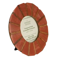 4" x 4" Red Round Tile Tabletop Frame, Treasured Finds by Ashland®
