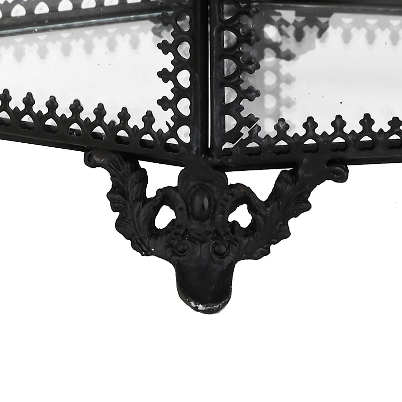 8" Etched Glass Coffin by Ashland®