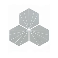 FloorPops Vers Peel & Stick Hexagon Floor Tiles